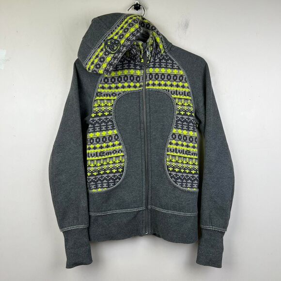 Lululemon Special Edition Fair Isle Scuba hoodie size 4 - Picture 1 of 8